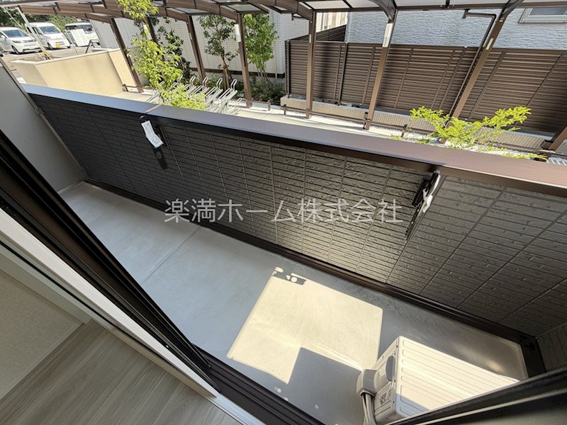 アレ・デ・フルール西向日駅前　北棟 ベランダ