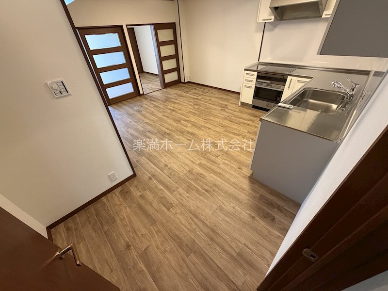 京都市北区小山下初音町貸家 リビング