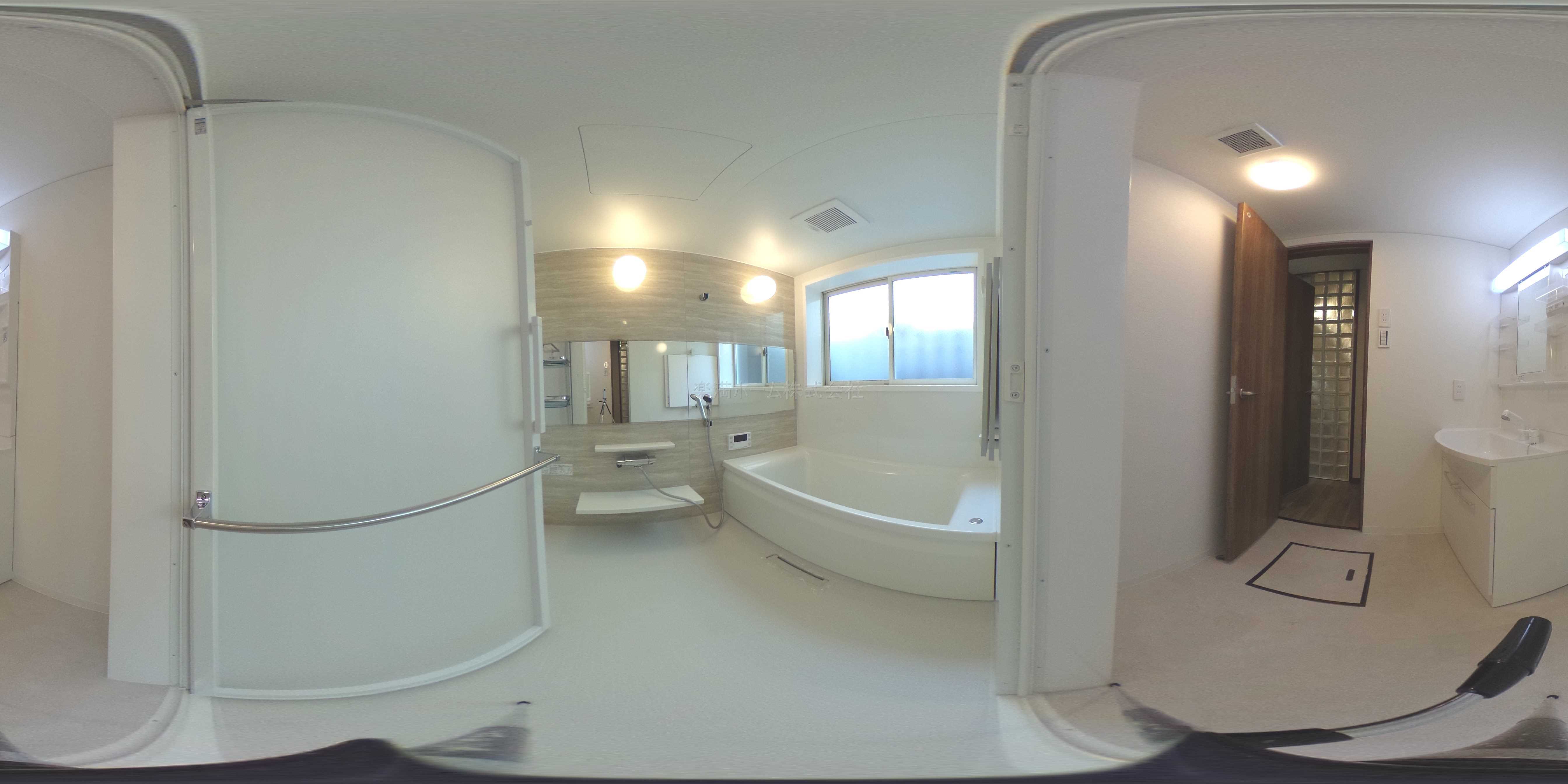 京都市北区小山下初音町貸家 風呂画像