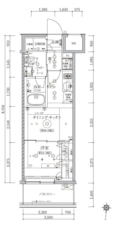 アルテシモクレルトルテ 間取り