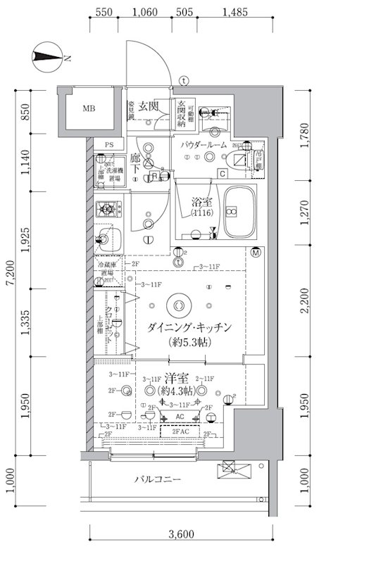 アルテシモクレルトルテ 間取り