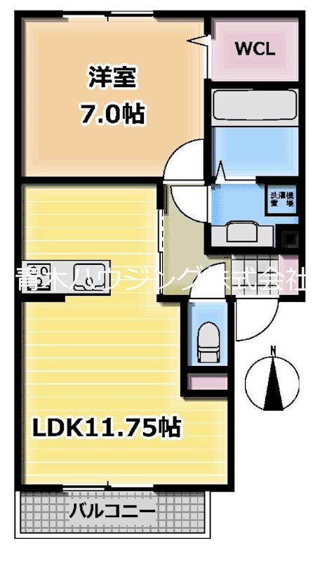 Vill neuve　A 103号室 間取り