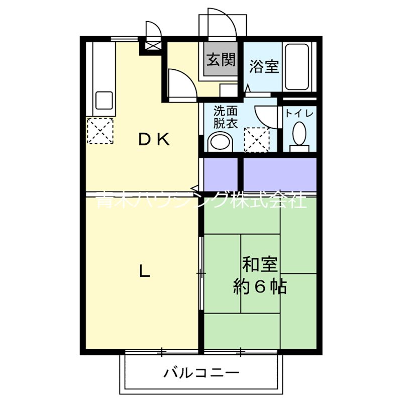 サンシティ松下Ⅱ 201号室 間取り