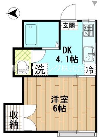 クレフォートT 102号室 間取り