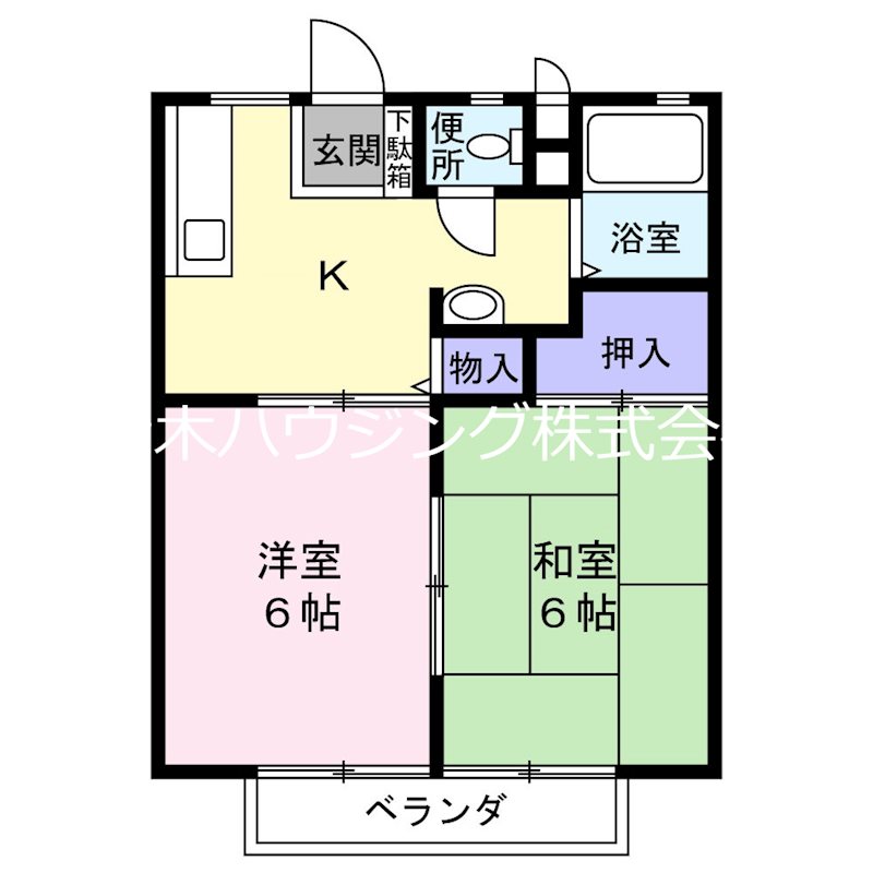 サンシティ松下 101号室 間取り