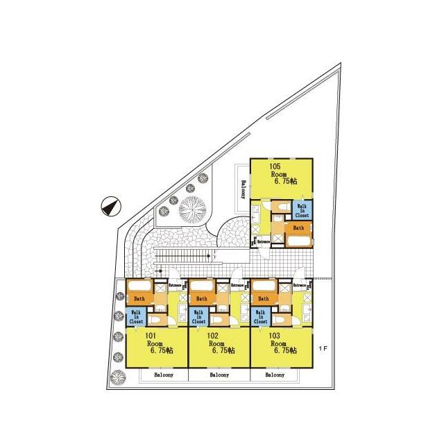 Ｌｏｆｔｉａ（ロフティア）六番館 102号室 間取り