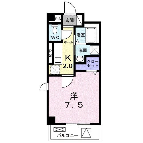 メゾン幸 間取り図