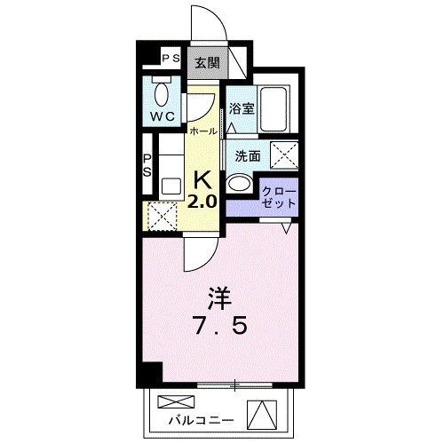 メゾン幸 間取り図