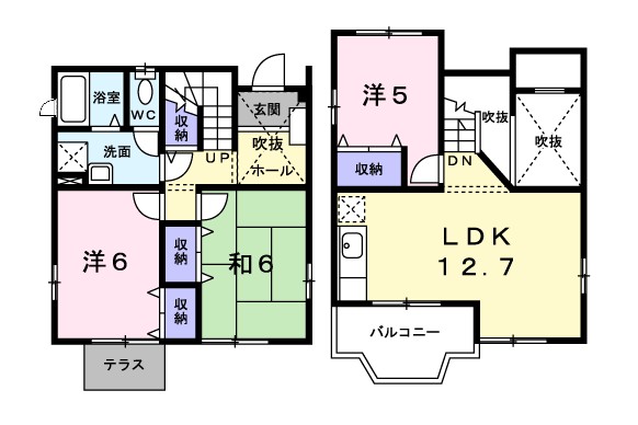 三田ハウスＣ 間取り図