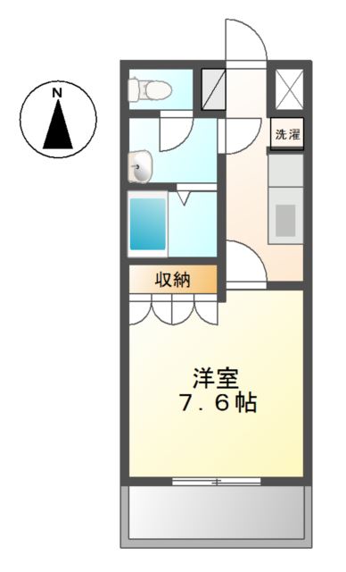 ヴィサイドグリーン 間取り図