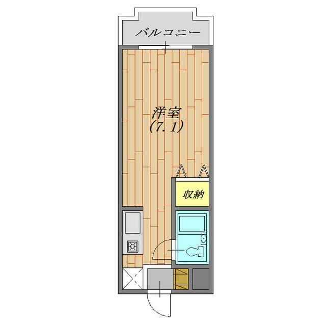 ジョイフル中山三番館 106号室 間取り