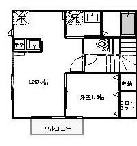 ドエルさつきＥ 間取り図