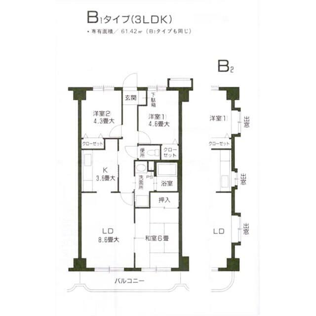 ハイマート・アサヒ 701号室 間取り