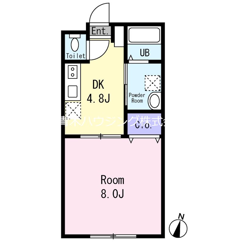 ラークヒルズK 間取り図