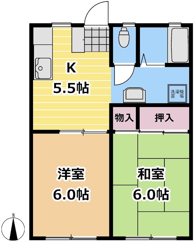 Kハウス 間取り図