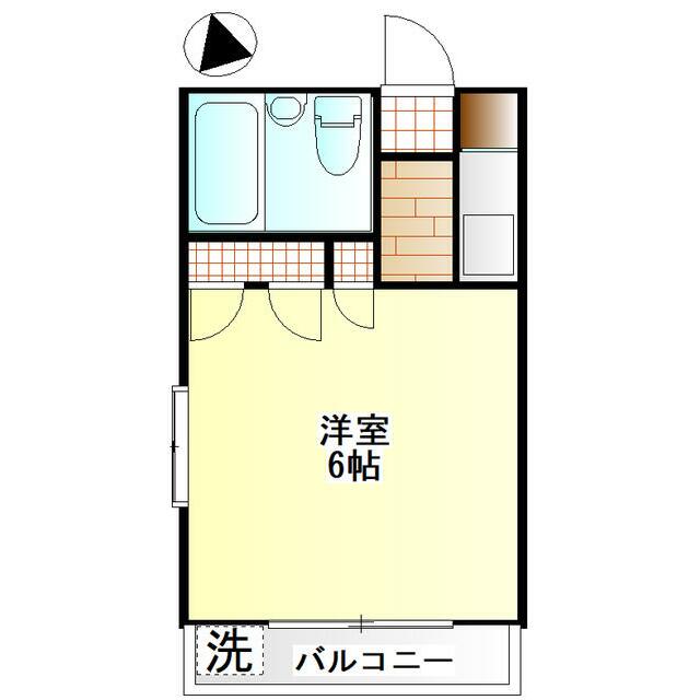 ヒルトップコート 207号室 間取り