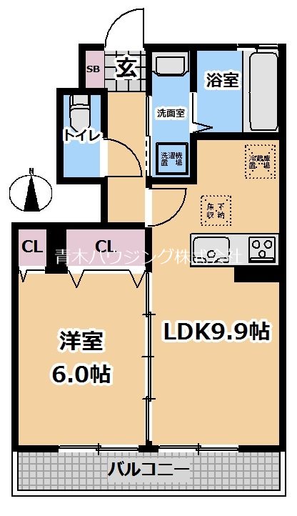 Premier Court A 105号室 間取り