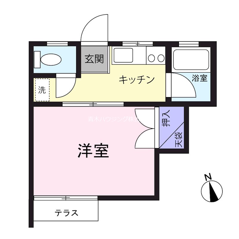 ハイツぴあ 103号室 間取り