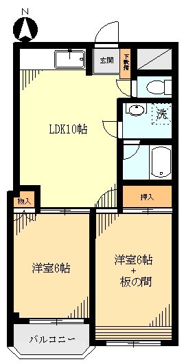 浅香コーポ 間取り