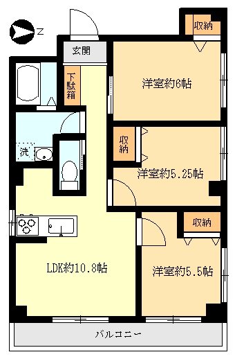 山洪ビル 間取り