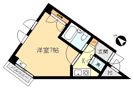AQUA COAST26 間取り