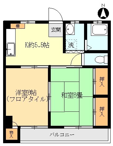 ハイツタマキ 間取り