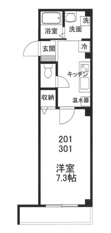 コンフォール・A 間取り
