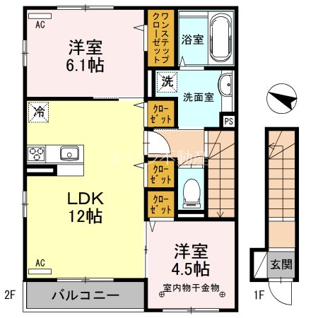 ノールフォンテーヌ 間取り
