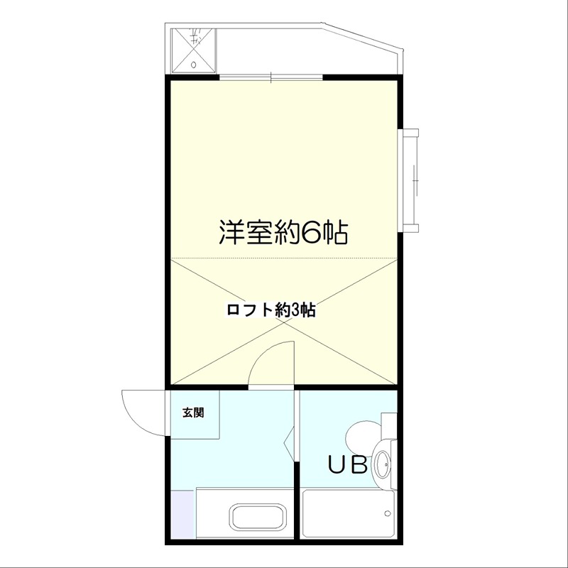 シティパレス本庄１【家具・家電付】 間取り