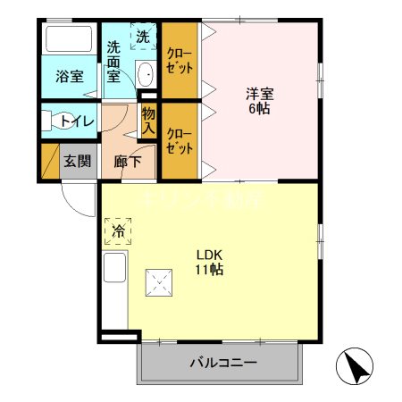 アットイーズV 間取り