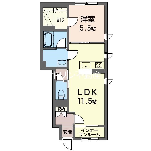 アンビエラ見福Ⅰ 間取り