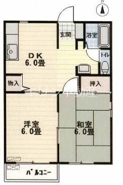 ６１０ガーデンA 間取り