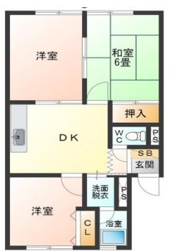 朝日町マンション 間取り