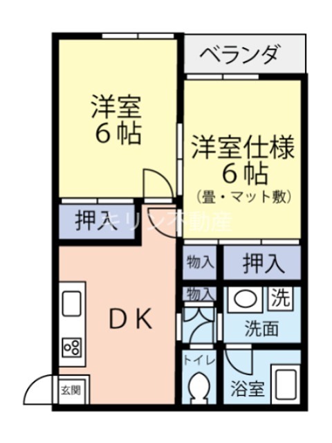 アーバニーハイム上里Ⅰ 間取り
