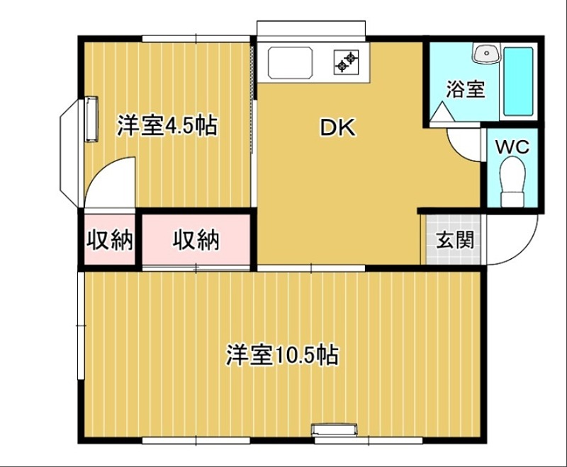メレイユハイツC 間取り