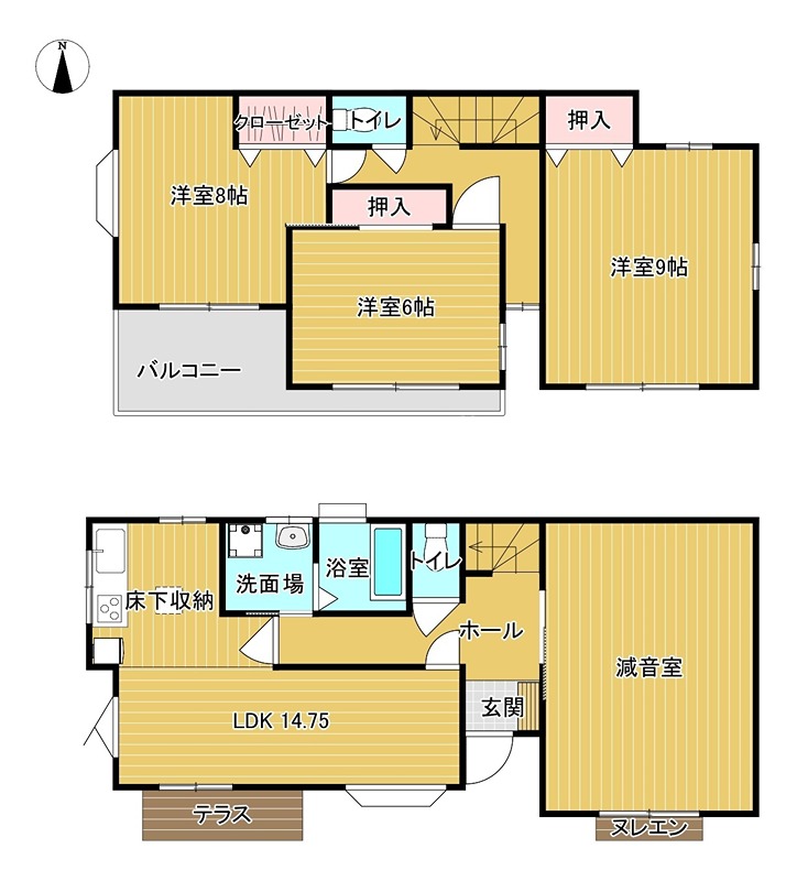 音楽戸建 間取り