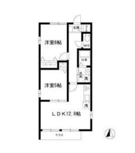 キャッスル本庄Ｂ棟 間取り