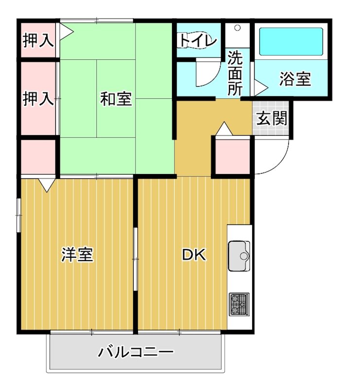ディアス輝B 間取り