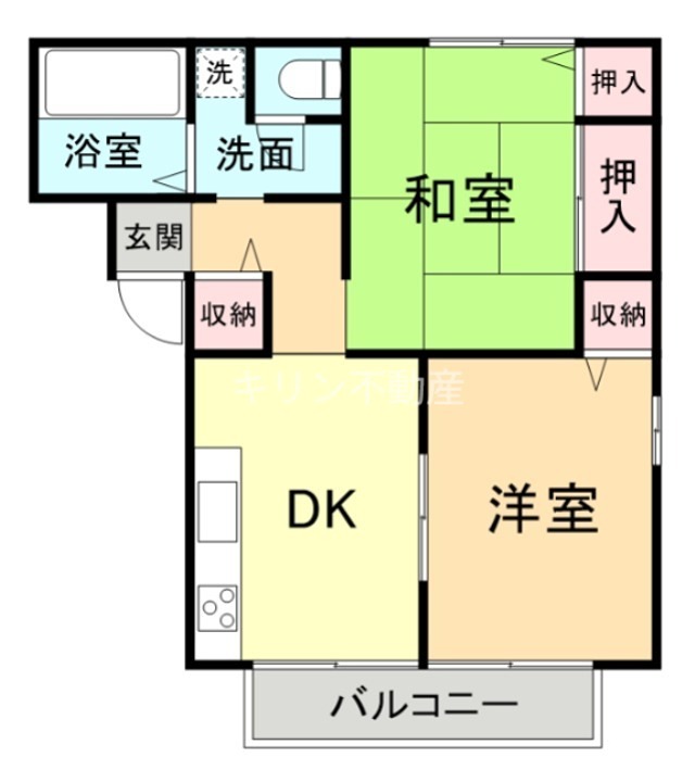 ディアス輝B 間取り