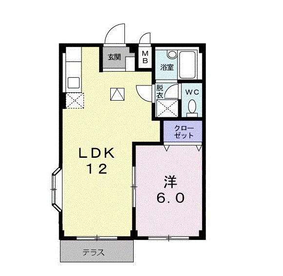 エルディム日向 間取り