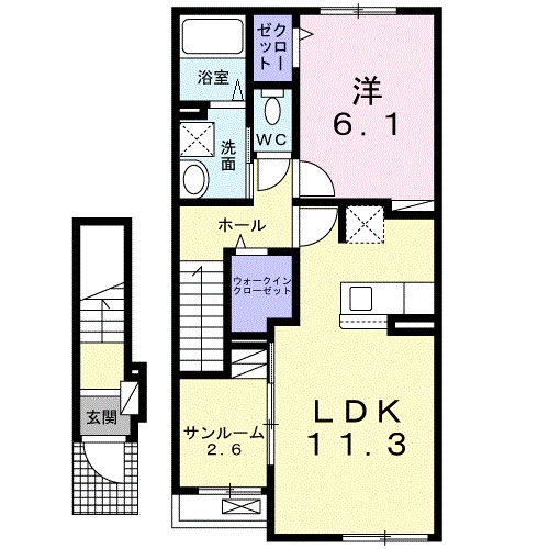 ルシアン　Ｂ 間取り