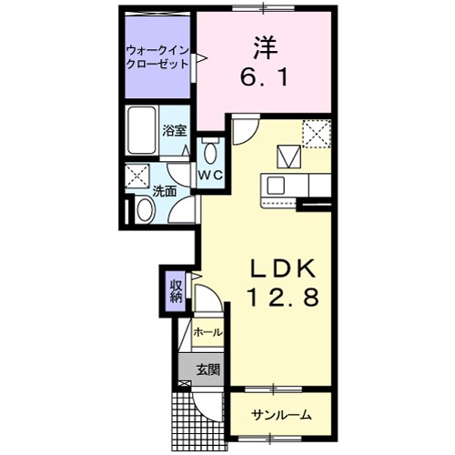 ラ　エストレーヤ　Ｃ 間取り