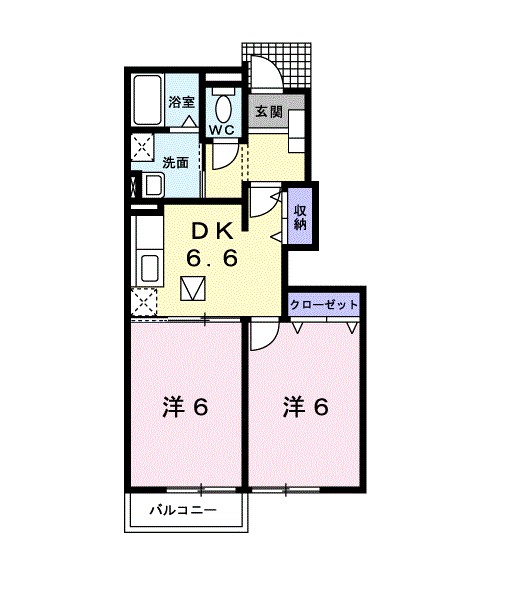 プランドール・Ｋ 間取り