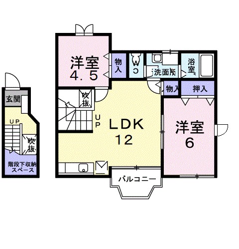 プリエール　Ｂ 間取り