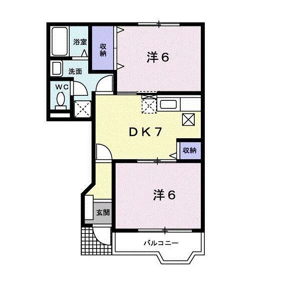 ソルフィー　Ｄ 間取り