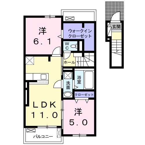 フィオーレⅢ 間取り