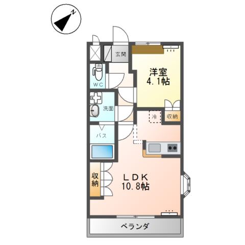 ジャルディニエールＣ 間取り