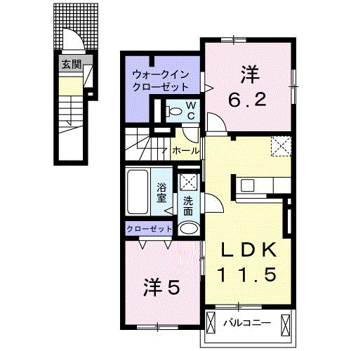 レスポアール本庄 間取り