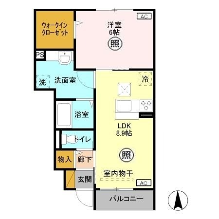 リーヴゴーシュⅠ 間取り