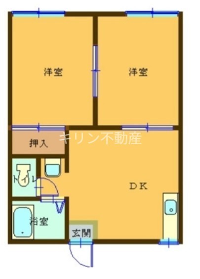 サニータウンB棟 間取り